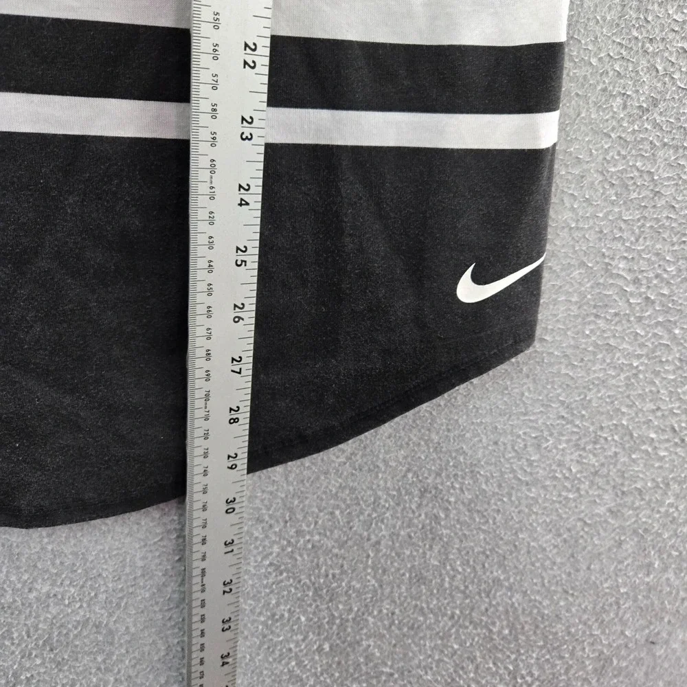 Oakland Raiders Football Women Activewear Top XS Black Tank Nike Swoosh‎ Dri Fit